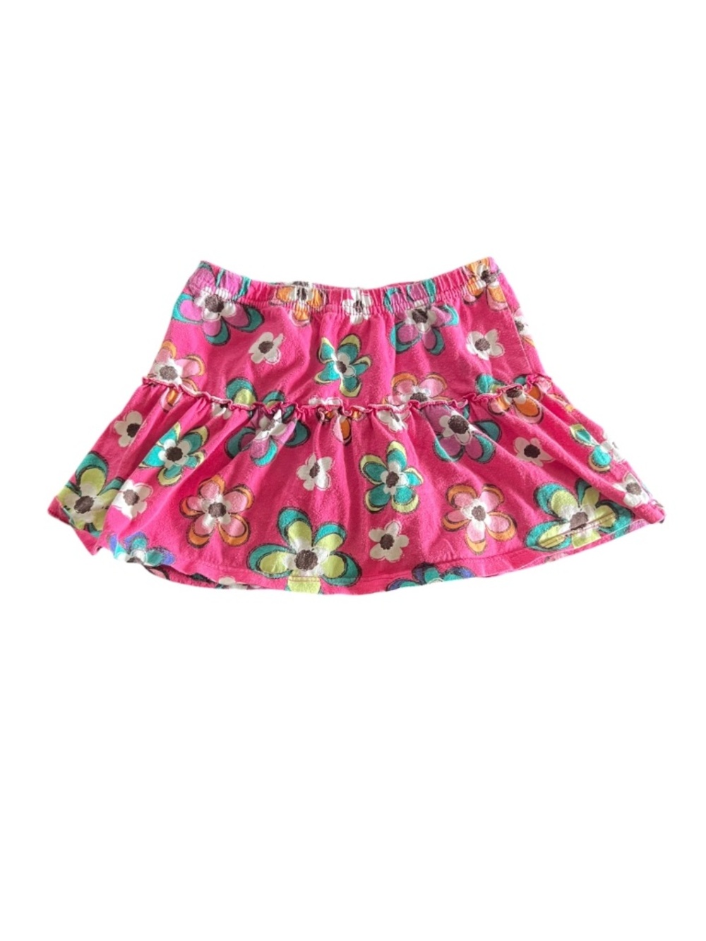 Jumping Beans Pink Floral Skort Girls Size 5 GUC
